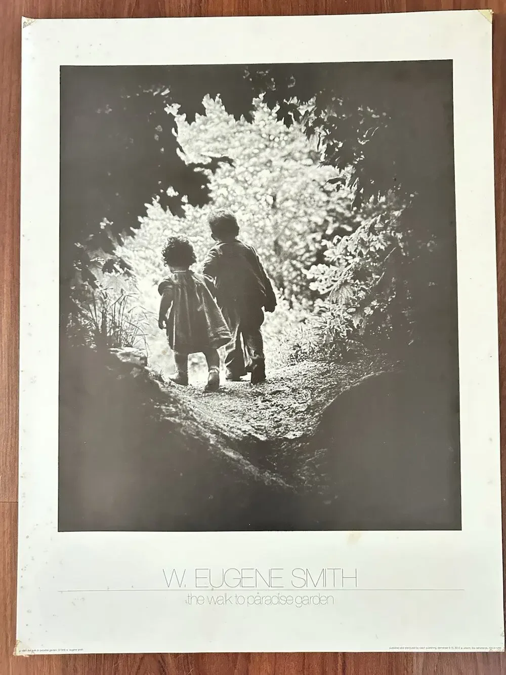 Vintage 1980s W Eugene Smith The Walk to Paradise Garden 1946 Photo Poster 24”